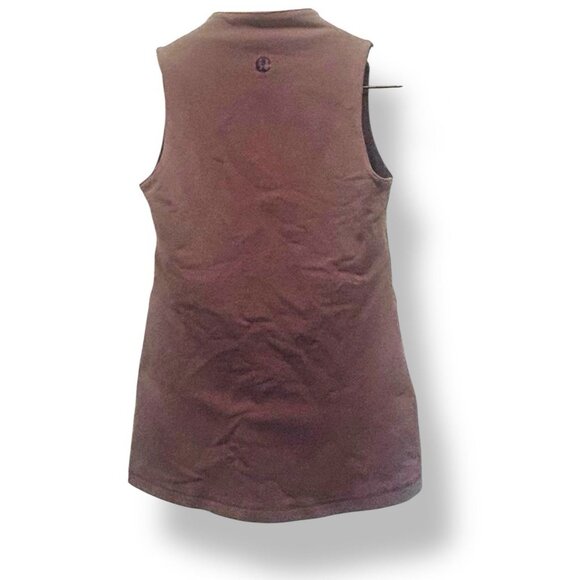 Lululemon Womens Tank Top Size 4 Small Dusty Purple Built-In Bra Double Breasted - Picture 4 of 10